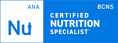 American Nutrition Association Certified Nutrition Specialist credential badge