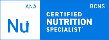 American Nutrition Association Certified Nutrition Specialist credential badge